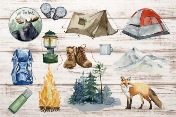 Adventure Clip Arts - Watercolor Set Review
