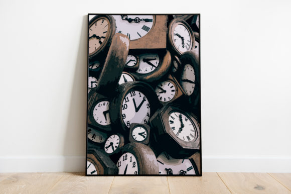 Clock Vintage Watercolor Illustrations Review