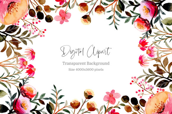 Floral Watercolor Illustrations for Blogs
