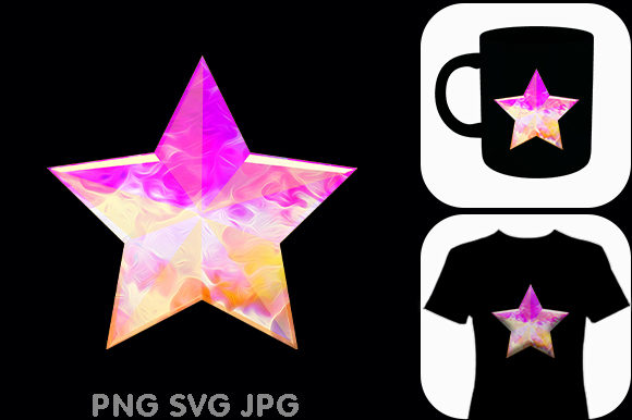 Star Colorful Watercolor Illustrations Review