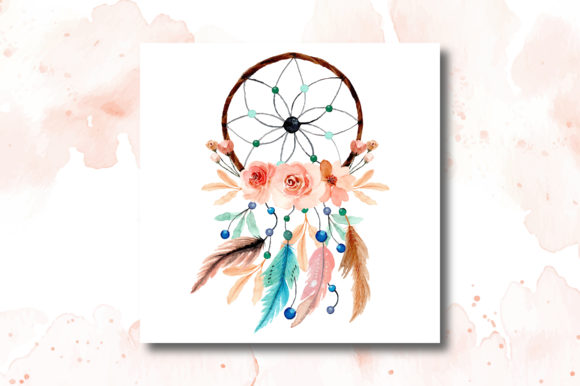 Watercolor Dream Catcher with Floral 3 Review