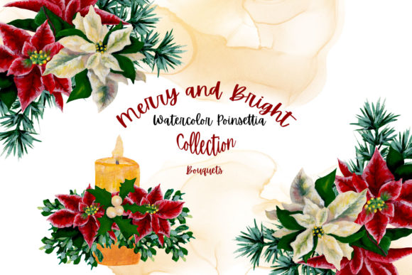 Watercolor Red Poinsettia Bouquets: A Seller's Review
